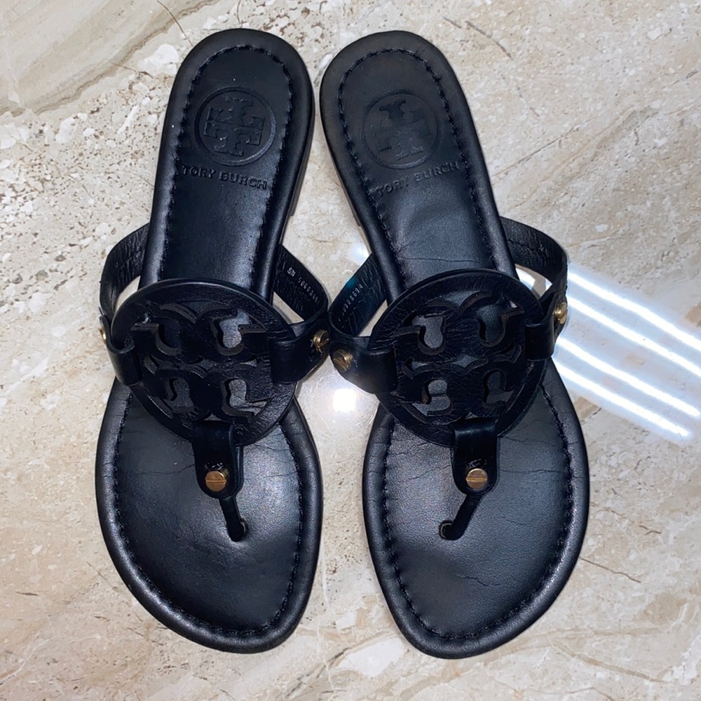 Tory Burch Miller Black Sandals